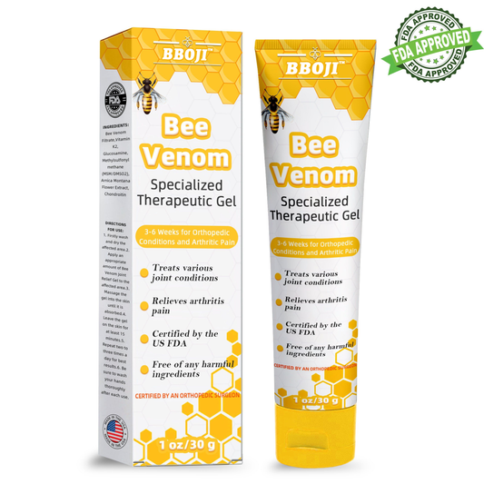BBOJI™Bee Venom Joint Therapy Pain Relief Gel (New Zealand Bee Extract - Specializes in Orthopedic Diseases and Arthritis Pain)